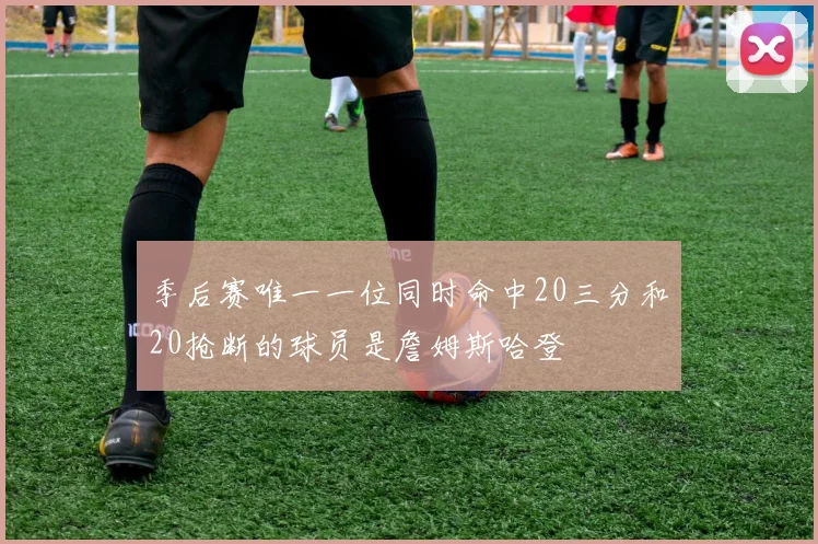 季后赛唯一一位同时命中20三分和20抢断的球员是詹姆斯哈登